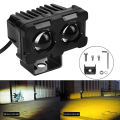 Honda CD 70 & 125 Custom LED Headlights - Dual-Color 5000-6500K Fog/Driving. 