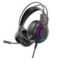E-Sport G103 Gaming Headset Wired | RGB LED | USB + 3.5mm AUX | Noise Cancelling Mic | Over-Ear Gaming Headphones for PC & Laptop. 