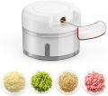 Manual Chopper, 2000ML/1500ML/900ML/500ML/330ML Speedy Chopper with 3 Curved Stainless Steel Blades,Vegetable Chopper/Mincer/Mixer/Blender to Chop Fruits Onions/Nuts/Ginger/Herbs. 