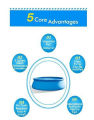 Easy Set Inflatable Puncture Resistant Swimming Pool 10 feet length 2.5 feet deep with Free Air pump(28120). 