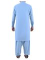shalwar kameez readmade sky blue for mens. 