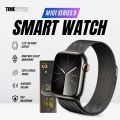 M101 Ultra Series 9 Smart Watch With Adjustable Steel Strap , Fitness Tracker 2.02" Touch Screen Fitness Watch with Heart Rate Sleep Monitor, Step Counter Smart Watch for Men Women Activity Trackers IP67 Waterproof Smart Watch for iOS Android. 