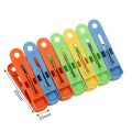 Pack Of 20 | Best Qulity Plastic Clothes Hanging Clips Clothespins Pegs Laundry Pin Household Holder Pins Hanger Home Clamp Fastener Clothespin Clipper Cloth Convenient Clamps Clothesline Clothing Simple Travel Portable - Multi Colour. 