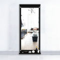 Rectangular White Wooden Wall Mirror for Living Room Bedroom Bathroom Modern Design Durable Build. 