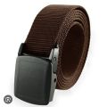 Men Imported Breathable Nylon Web Canvas Fabric Belt With Plastic Buckle.. 