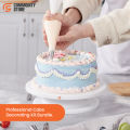 Cake Turntable Set, 11-Inch-High Quality Rotating Cake Turntable, 12 Inch Steel Spatula, 3 Cake Cream Icing Scraper Spatula Set, 10 Disposable Icing Piping Bags, Cake Rotating Turntable, Cake Decorating Supplies – Commodity Store. 