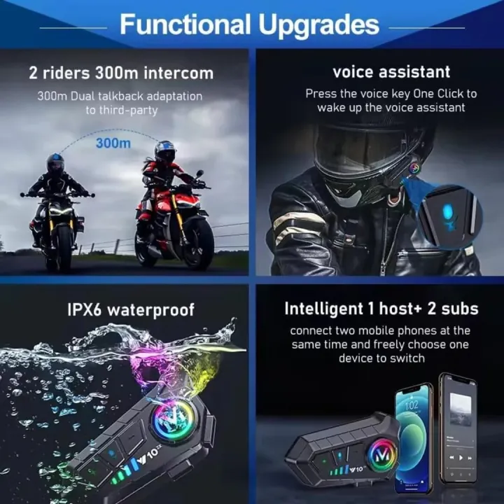V10%20Bike%20Helmet%20Bluetooth%20Intercom%20%E2%80%93%20Wireless%20Headset%20with%20Noise%20Reduction,%20Handsfree%20Calls%20&%20Music%20Control%20for%20Motorcycle%20Helmets%20-%20Image%204