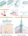Space Saving 9 Hole Closet Clothes Magic Hangers Organizer. 