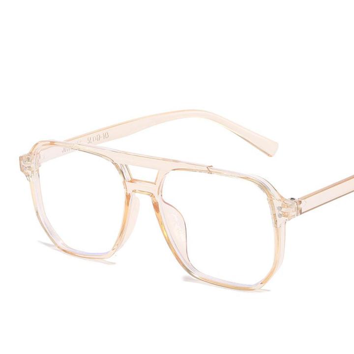 Anti Blue Light Glasses Polygon Spectacles Frame Plastic Cermin Mata Anti Silau Glasses Retro glasses Men/Women Unisex Metal Spec Mata