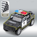 Childrenworld 1/36 Police-Car Vehicle Pull Back Truck Model Kids Toy Christmas Gift. 