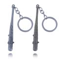 The Walking Dead Keychain Negan LUCILLE Iron Wire Baseball Bat Key Chain Model Pendant for Men Jewelry. 
