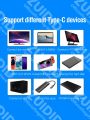 Thunderbolt 4/3 Coaxial Cable 8K@60Hz USB4 40Gbps USB Type C to Type C PD100W Fast Charging Data Cable USB-C Cable for MacBook. 