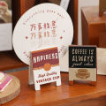 Form Number Holder Retro Wooden Desk Note Holder Vintage Style Memo Photo Display Stand for Office Business Cards Bills Southeast Asian Buyers' Favorite. 