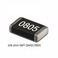 20pcs SMT Chip Resistor 0805 10K ohm 5% 0.125W. 