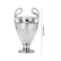 Mini Champions League Cup Metal Champions Trophy Ornament for Fans Home Bookshelf. 