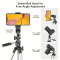 TechDepot Adjustable Phone Holder Mount for Tripods, Ring Lights & Monopods – Fits All Smartphones, Screw Adapter Included (No Tripod Included). 