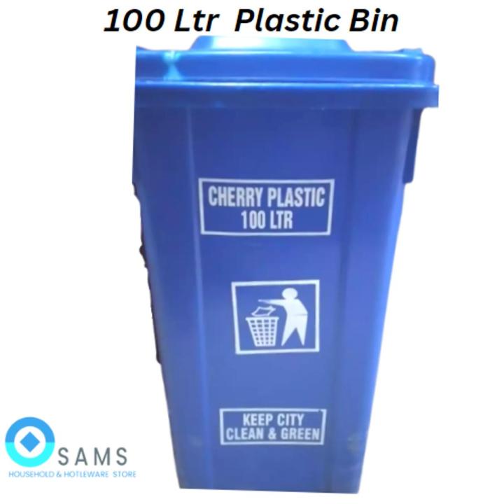 100ltr Dustbin With Tires- Commercial Dustbin- Large Dustbin- 100litre Dustbin- Industrial Dustbin- Garbage Bins- Recycling Bins With Tires-  Dustbins For School, Industries, Restaurants And Offices.