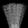 10pcs 4mm Bunch String Artificial Pearl Sticks Bridal Bouquets Beaded Handmade Flower Stem Beads Wedding Party Decor DIY Craft. 