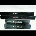 Sparco logo Carbon Fiber Car Door Sill Sticker - 4 Pcs Set. 