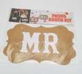 MR MRS PHOTO BOOTH PROP CHAIR SIGNS WEDDING RECEPTION DECORATION. 