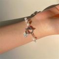 Korean Ins Butterfly Pearl Bracelet New Girls & Woman Accessories. 