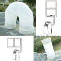 PVC Portable Flexible Pipe Hose Diameter 5 " For AC Ventilation Air Conditioner 5" Diameter Vent Hose. 
