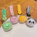 Acrylic+PVC Acrylic Keychain Novelty Cartoon Keychain  Keyring for Couple Gift Car Accessory Bag Decor Key Organizer Novelty Souvenir. 