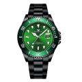 FenzunFNGEENLuminous Green Submariner Watch Men's Quartz Watch Sports Style Refined Steel Belt Calendar Foreign Trade New. 