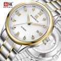 100% WEISIKAI Men's Watch Mechanical Automatic Waterproof Man Wristwatch Stainless Steel Diamond Watches Business Dress. 