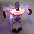 Auto Robot Car For Kids - White - 20 cm. 