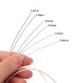0.4-1.2mm Genuine 925 Sterling Silver Color Wire Thread Metal String Line for Necklace Bracelet Earring Jewelry Making. 