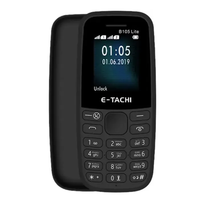 E Tachi B105 Lite Mobile Phone | 1200 mAh Battery | 1.8 " Display | ETachi Brand Warranty | PTA Approved