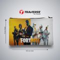 Traverse  Fortnite Backpack for Boys & Girls with Fornite Pencil Pouch. Digitally printed on Fabric Bags hand bag for girls bags for girls. 