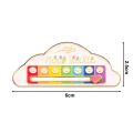 Daily Mood Brooch Emotional Mood Tracker Brooch Fun Cloud Shape Pin for 7 Days A Week Enamel Lapel Badge Brooch Pin. 