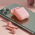 Inpods i12 Pink TWS Bluetooth Earbuds for Girls with Mic Touch Control Stereo Bass. 