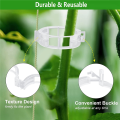 250 Pcs Tomato Clips, Plant Support Clips and J Tomato Hooks Plant Clips and 50 Pcs J Tomato Hooks White Plastic Lattice Clamp. 