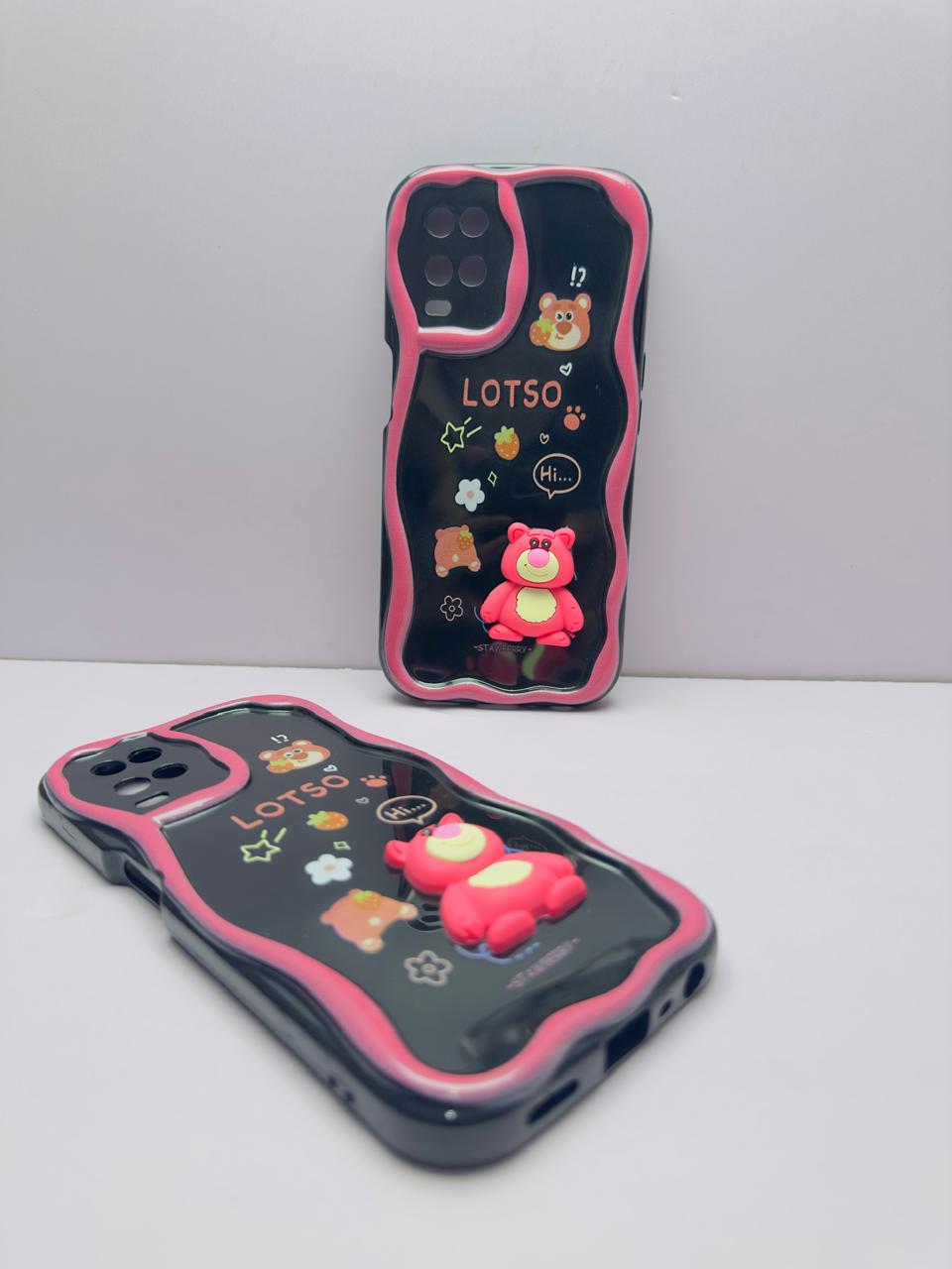 Lahore Mobile Case for Oppo A54 Back Cover Colorful Wavy Phone Cases - Luxerey Back Cover - Creative Lovely 3D Doll -Girls Back Cover 2