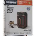 1xOriginal Geepas Turkish Coffee Maker, 4 Cups Capacity, GCM41515, Sound Alarm System , Auto-Shut Off 400 Watts  ( 2 Years Warranty ). 