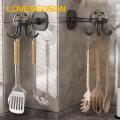 Kitchen Utensil Hook 360 Rotatable Jellyfish Hanger with 6 Hooks Multi-functional Kitchen Utensil Storage Hook Holder Organizer for Home less Than Space-saving Utensil Organizer. 