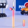 Xiaohongshu Douyin Online Influencer Same Ultra-Fine Grinding Wheel Lighter Mini Smoke Type Compact Cigarette Lighter Gift for Boyfriend. 