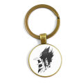 2021 New Style Jeff and Jane The Killer Pendant Keychain Creepypasta Creepy Pasta Ticci Toby Fashion Glass Key Ring Jewelry. 