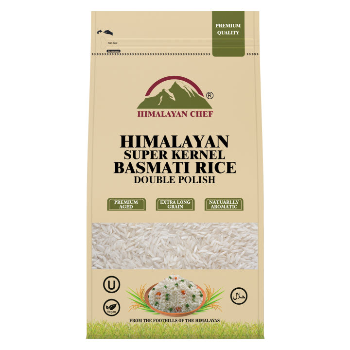 Himalayan Chef Super Kernel Basmati Rice Old - 908G | Export Quality Rice (King of Rice)