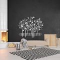 Wooden Geometric Trees with Fence Wooden Wall Art, Branch Wall Decor, 3D Wall Art, Livingroom Decor, Natural Decoration, Geometric Decor by Zento Stores - Customized. 