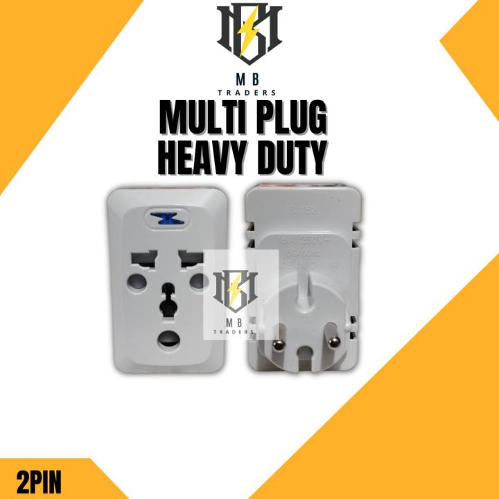 Multi adapter 2 Pin Plug Socket