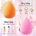 Pack of 6 Makeup Sponge Set | Beauty Blender for Liquid & Cream Makeup | Multi-Colored Flawless Sponges. 