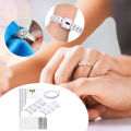 Invisible Ring Sizer Invisible Ring Size Adjusters Set with Polish Cloth 17 Pcs Silicone Spirals Tightener for Loose Rings Ring Resizer Spacer Plug-in for Tpu Ring Tightener. 
