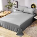 Bed sheet one-piece1.8Rice Bed Four Seasons Color Fitted Sheet Japanese Brushed Quilt Single Single Double Dorm Bedding. 