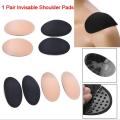 READY STOCK Reusable Self-Adhesive Shoulder Pads Invisible Sponge/Silicone Push-up Shoulder Enhancer Natural for Sloping /High & Low /Round Shoulders. 