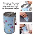Mini Portable Wet Wipes Tissue Can for Cleaning Face Body for Kids Women and Men pack of 1, 30 piece tissues (Tissue can). 
