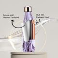 Imported Sens Life 500ml Stainless Steel Double Walled Vacuum Flask Insulated Hot and Cold Water Bottle  Premium Quality Cola Shape Fancy Trendy Water Bottle for School Kids and Girls Office Use Water Bottle. 